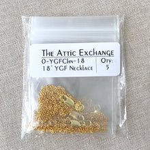 Load image into Gallery viewer, 24" - 18KT Yellow Gold Filled Chain - Dainty Fine - 24" - 24 Inch Necklace - Lobster Claw Clasp - 18 Karat KT YGF - Cable Chain - The Attic Exchange
