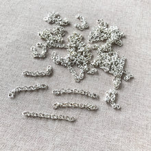 Load image into Gallery viewer, Silver Plated Rolo Chain Pieces - Silver Plated - Rolo Chain - 1.5 Inch - Package of 40 Pieces - The Attic Exchange