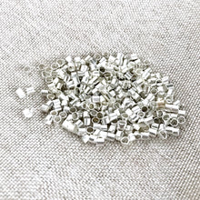 Load image into Gallery viewer, Silver Plated Crimp Tubes - 1.78mm - The Attic Exchange