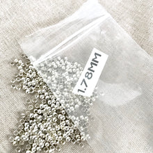 Load image into Gallery viewer, Silver Plated Crimp Beads - 1.78mm - The Attic Exchange