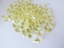 Load image into Gallery viewer, 15mm Jonquil Swarovski Teardrop Drop Crystals - Jonquil Yellow - Top Drilled - Package of 97 - The Attic Exchange