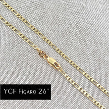 Load image into Gallery viewer, 26&quot; - 18KT Yellow Gold Filled Chain - Medium Link - 26&quot; - 26 Inch Necklace - Lobster Claw Clasp - 18 Karat KT YGF - Figaro Chain - The Attic Exchange