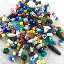 Load image into Gallery viewer, Rainbow Mixed Glass and Clay Beads - Mixed Sizes - Package of 245 Beads - The Attic Exchange