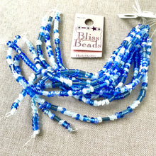 Load image into Gallery viewer, Ombre Blue Glass Seed Bead Lot - Bliss Beads - The Attic Exchange