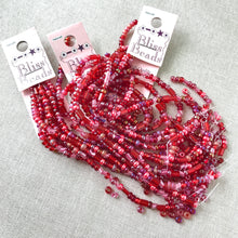 Load image into Gallery viewer, Ombre Red Glass Seed Bead Lot - Bliss Beads - The Attic Exchange