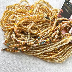 Autumn Mix Amber - Twister Beads - Glass Seed Beads - Blue Moon Beads and Bliss Beads - The Attic Exchange