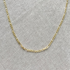 26" - 18KT Yellow Gold Filled Chain - Medium Link - 26" - 26 Inch Necklace - Lobster Claw Clasp - 18 Karat KT YGF - Figaro Chain - The Attic Exchange