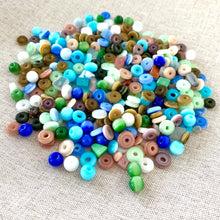 Load image into Gallery viewer, Pastel Cats Eye Glass Beads - 6mm and Assorted - Assorted Colors - Glass - Package of 337 Beads - The Attic Exchange