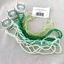 Load image into Gallery viewer, Green Hues - Twister Beads - Glass Seed Beads - The Attic Exchange