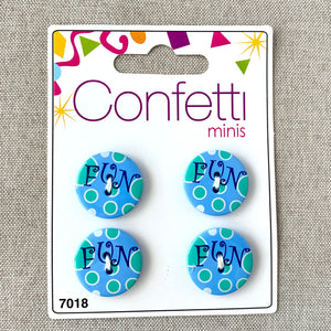 Fun - Confetti Minis Buttons - 2 Hole