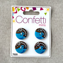 Load image into Gallery viewer, Coffee - Confetti Minis Buttons - 2 Hole