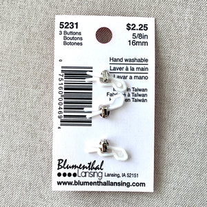 5231 - Glamour Gems - Shank Buttons - 16mm - Silver Pink Gem