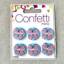 Load image into Gallery viewer, Pink Butterfly - Confetti Minis Buttons - 2 Hole