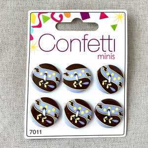 Paisley - Confetti Minis Buttons - 2 Hole