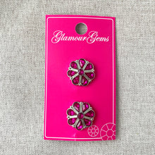 Load image into Gallery viewer, 5215 Magenta Flower - Glamour Gems - Shank Buttons - 19mm - Pink