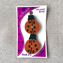 Load image into Gallery viewer, 6205 Ladybug - Le Bouton - 2 Hole Button - Red