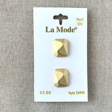 Load image into Gallery viewer, 26998 Geometric Gold Rectangle - La Mode - 1 Hole - 19mm - Gold