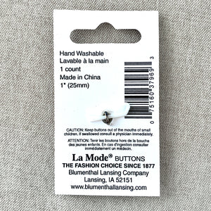 1012 Beautiful Buttons Metallic Desert - La Mode - 1 Hole - 25mm - Pastel Metallic