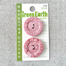Load image into Gallery viewer, 2768 Pink Recycled - Green Earth by La Mode - 2 Holes - 28mm - Pink