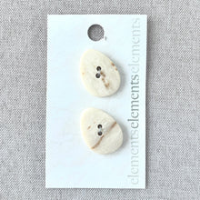 Load image into Gallery viewer, 2904 Ivory Stone - Elements Elements Elements - 2 Holes - 25mm - Cream