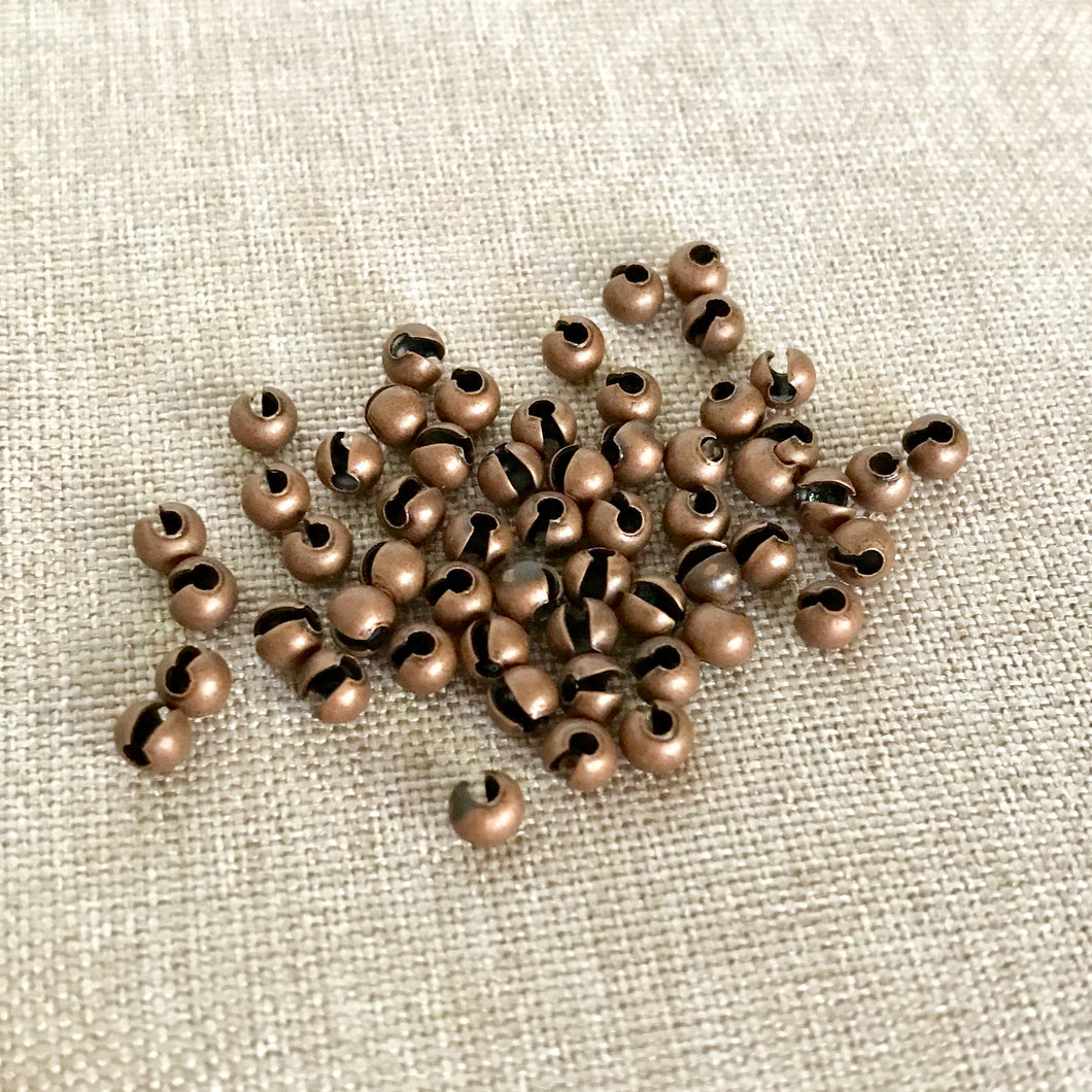 Antique Copper 3mm Crimp Cover - Package of 56 - The Attic Exchange
