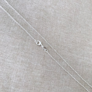 16" - 925 Sterling Silver Filled Necklace Chain - Dainty Fine - 16" - 16 Inch - Lobster Claw Clasp - .925 Stamped - Cable Chain - The Attic Exchange