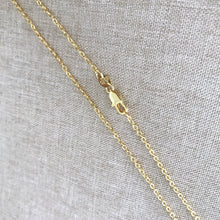 Load image into Gallery viewer, 18&quot; - 18KT Yellow Gold Filled Chain - Dainty Fine - 18&quot; - 18 Inch Necklace - Lobster Claw Clasp - 18 Karat KT YGF - Cable Chain - The Attic Exchange