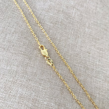 Load image into Gallery viewer, 18&quot; - 18KT Yellow Gold Filled Chain - Dainty Fine - 18&quot; - 18 Inch Necklace - Lobster Claw Clasp - 18 Karat KT YGF - Cable Chain - The Attic Exchange