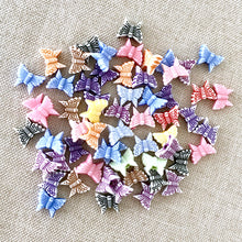 Load image into Gallery viewer, Butterfly Beads - Acrylic - 9mm x 7mm - Assorted Colors - Package of 60 Beads - The Attic Exchange