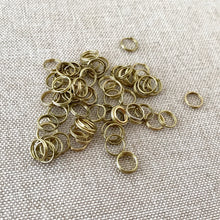 Load image into Gallery viewer, 6mm Brass Splitrings - Brass - Split Ring - Package of 76 - The Attic Exchange