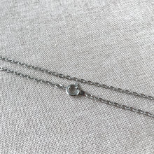 Load image into Gallery viewer, Grey Silver Plated Cable Chain Necklace - Spring Ring Clasp - 18 inch - 18&quot; - Silver Plated - Package of 1 Necklace Chain - The Attic Exchange