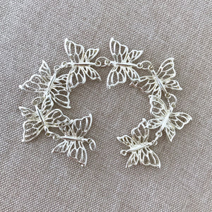Satin Antique Gold Butterfly Links - Antiqued Gold - AG - 16mm - Butterflies - Charms - The Attic Exchange