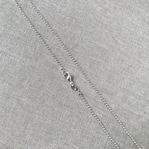 18" - 925 Sterling Silver Filled Necklace Ball Chain - Dainty Fine - 18" - 18 Inch - Lobster Claw Clasp - .925 Stamped - Ball Chain - Silver fill - The Attic Exchange