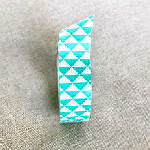 Load image into Gallery viewer, Mint Triangle - Washi Tape - Paper Tape - Deco Tape - Decorative Tape - 1 Roll - 10m Long - 15mm wide - The Attic Exchange