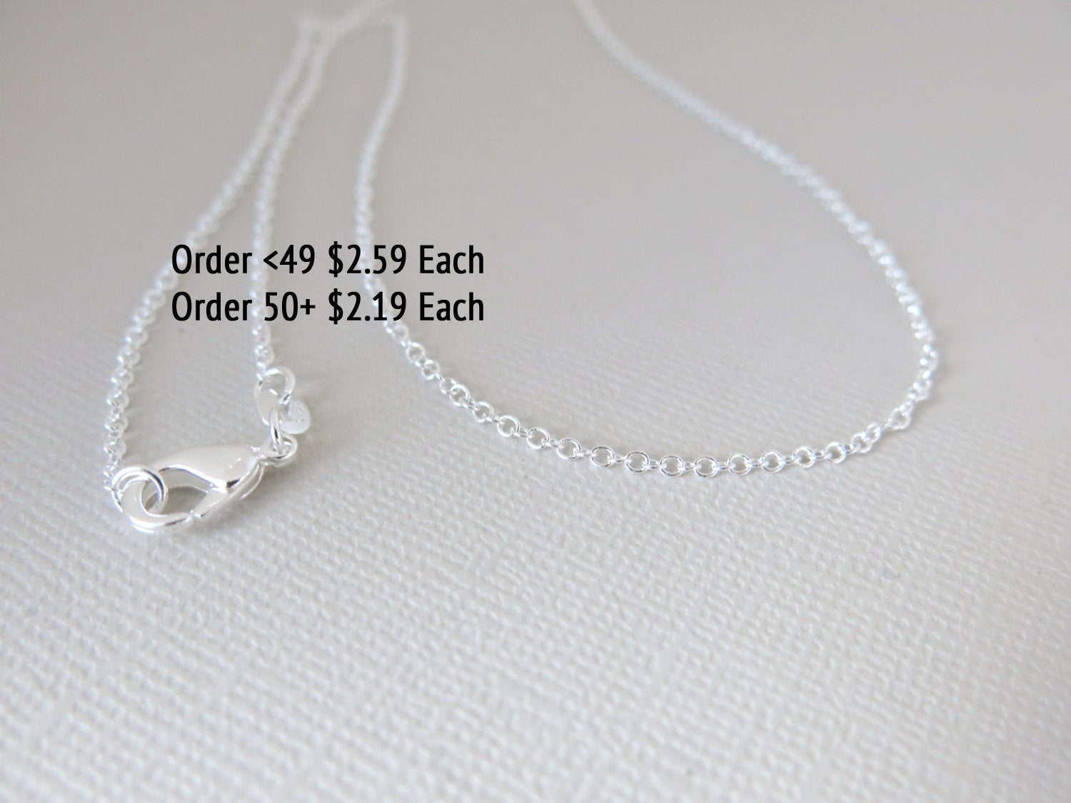 Thin Sterling Silver Chain, Arthritis Jewelry, Disability Clasp —  CindyLouWho2
