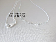 Load image into Gallery viewer, 16&quot; - 925 Sterling Silver Filled Necklace Chain - Dainty Fine - 16&quot; - 16 Inch - Lobster Claw Clasp - .925 Stamped - Cable Chain - The Attic Exchange
