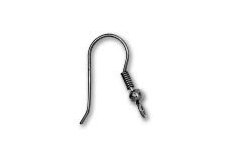 Gunmetal Fish hook Earwires - Pack of 150 Earwires - 75 Pairs - The Attic Exchange