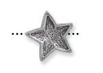 Load image into Gallery viewer, Pewter Stars - 13mm Silver Pewter Stars Beads - Package of 40 beads - The Attic Exchange