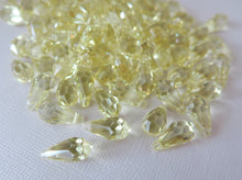 Load image into Gallery viewer, 15mm Jonquil Swarovski Teardrop Drop Crystals - Jonquil Yellow - Top Drilled - Package of 97 - The Attic Exchange