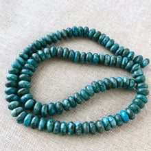 Load image into Gallery viewer, Larimar Blue Crazy Lace Agate - 5x8mm Rondelle - Sold per 15&quot; strand - The Attic Exchange